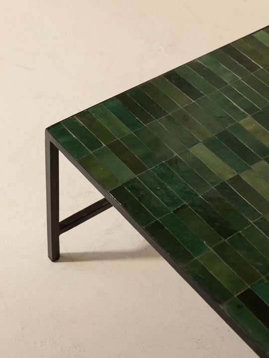 Zellige Green Forest Coffee Table