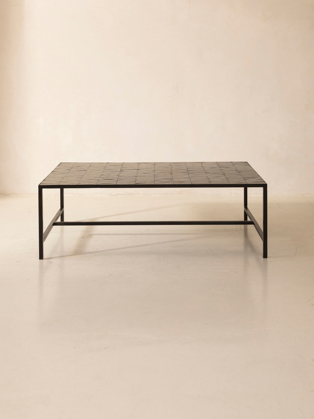 Zellige black coffee table