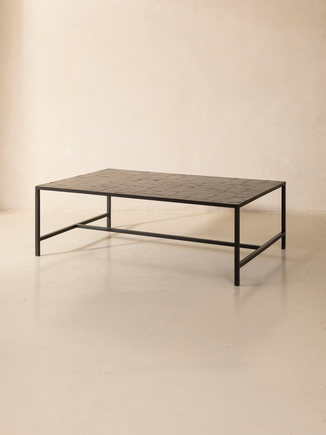 Table basse zellige noir