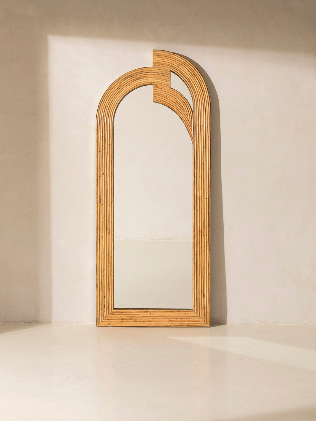 Art Deco Bamboo Mirror 200X83cm