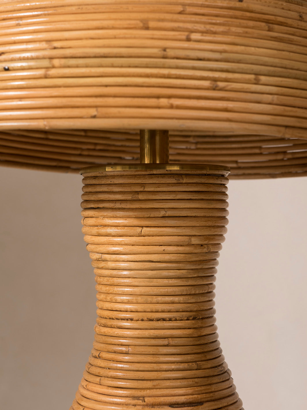 Lámpara Curve bambú Palm Beach Regency Style