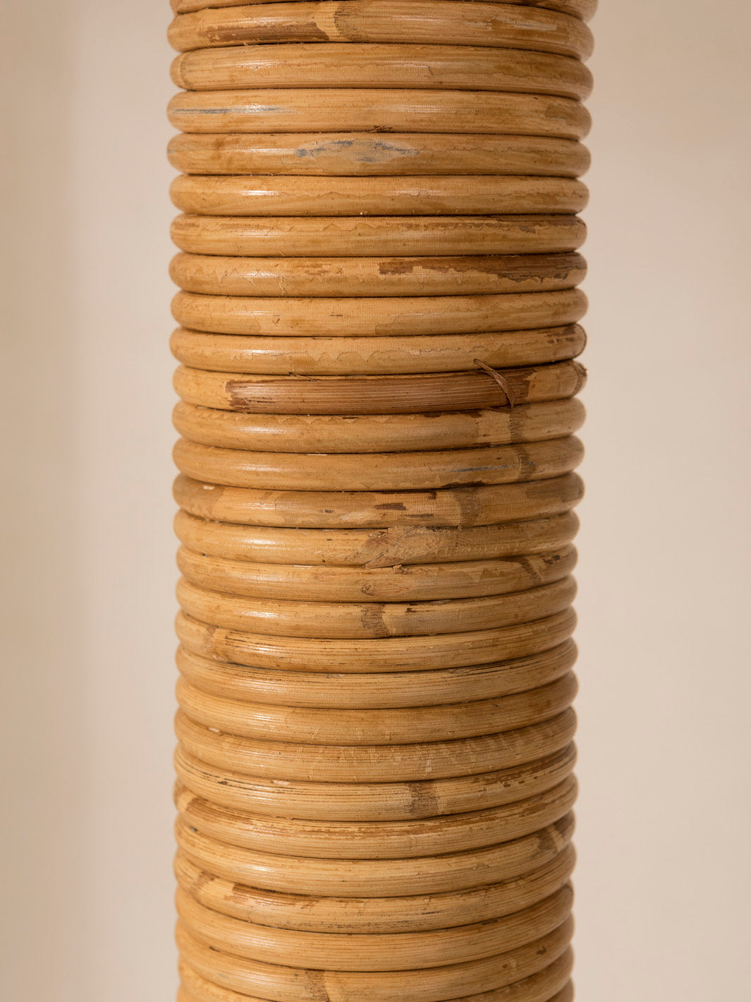 Lámpara artesanal italiana de bambú