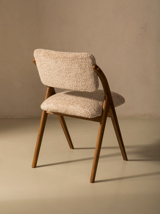 Silla italiana nude bouclé