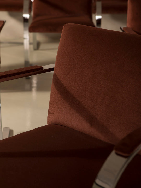 Juego 10 sillas “Brno” Flat-Bar de Mies van der Rohe para Knoll