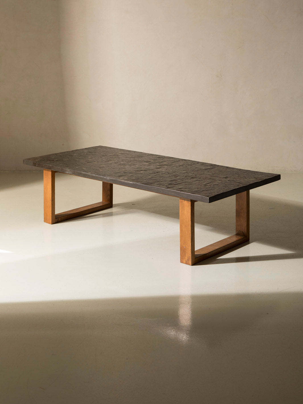 Mesa pizarra rectangular Suiza años 60