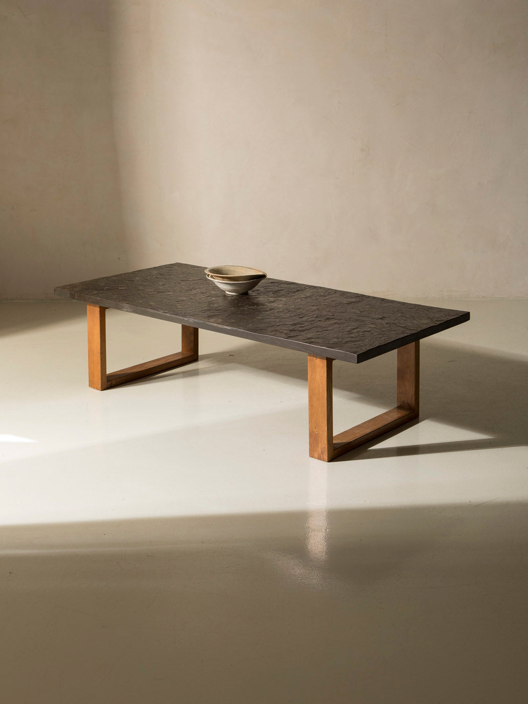 Mesa pizarra rectangular Suiza años 60