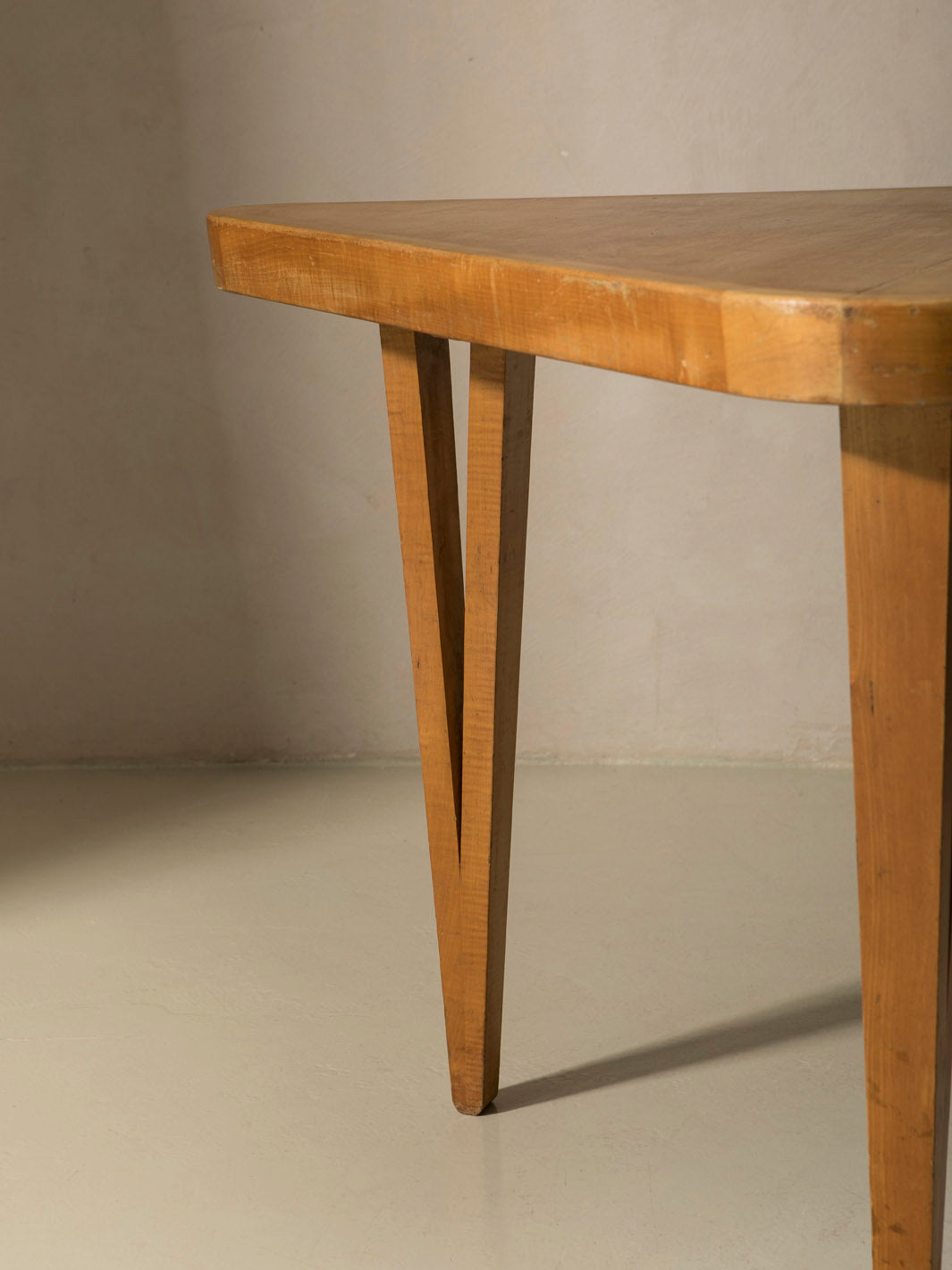 Walnut table from the 1950s