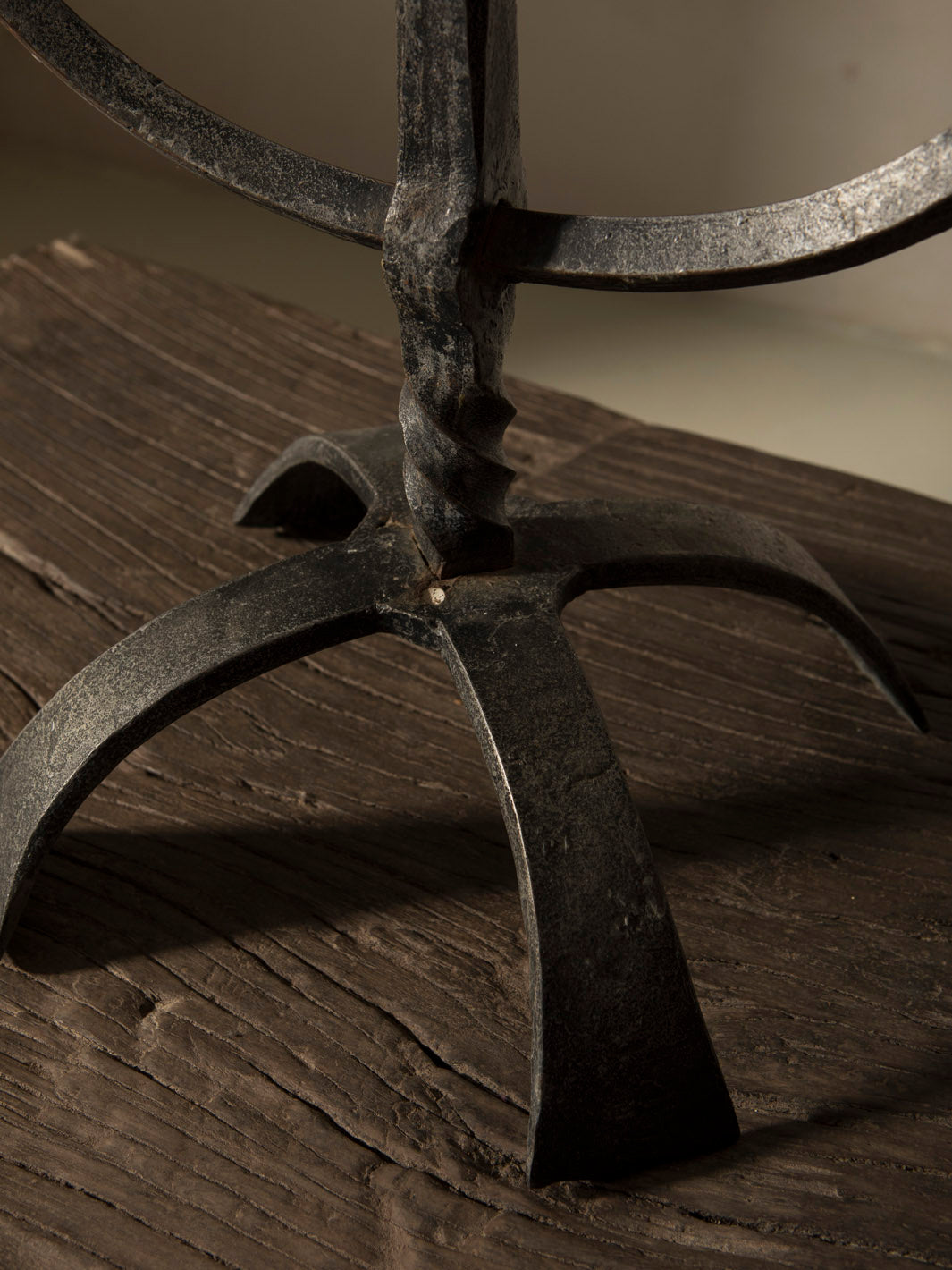 Candelabro hierro forjado años 60