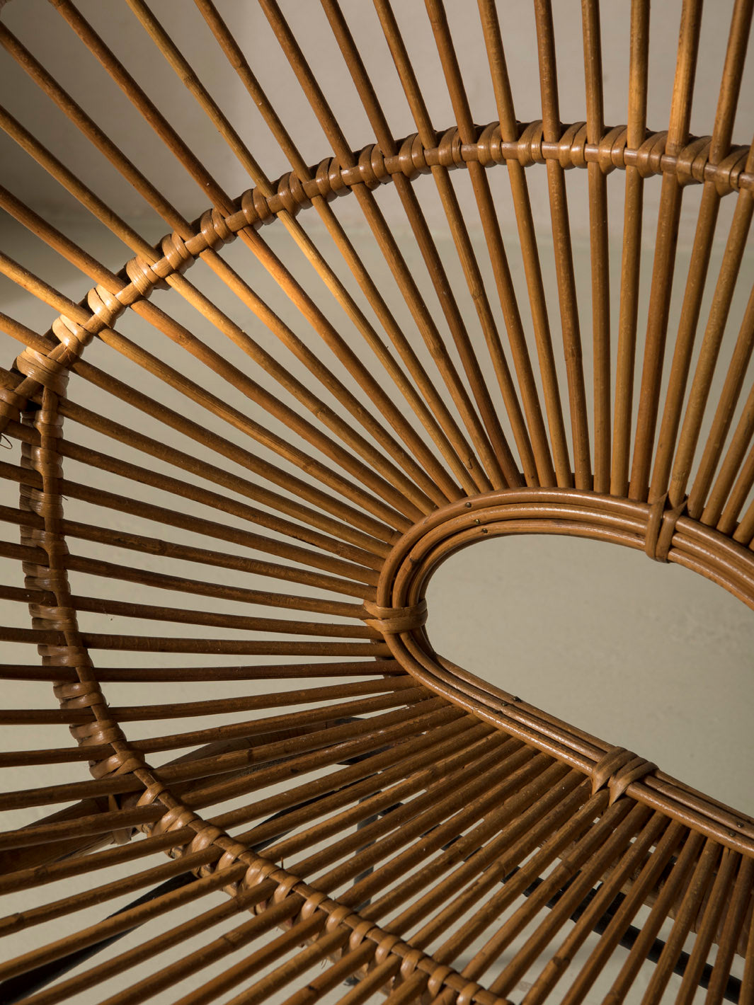Pair of rattan armchairs from the 1960s
