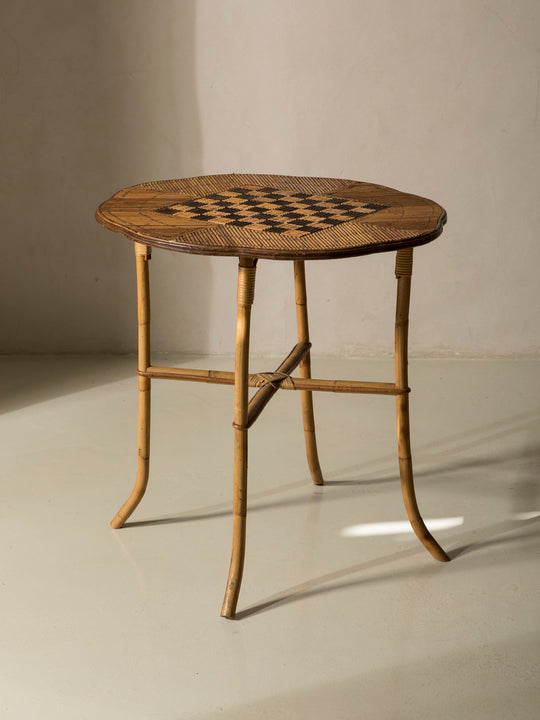 Mesa juego bambú s.XIX