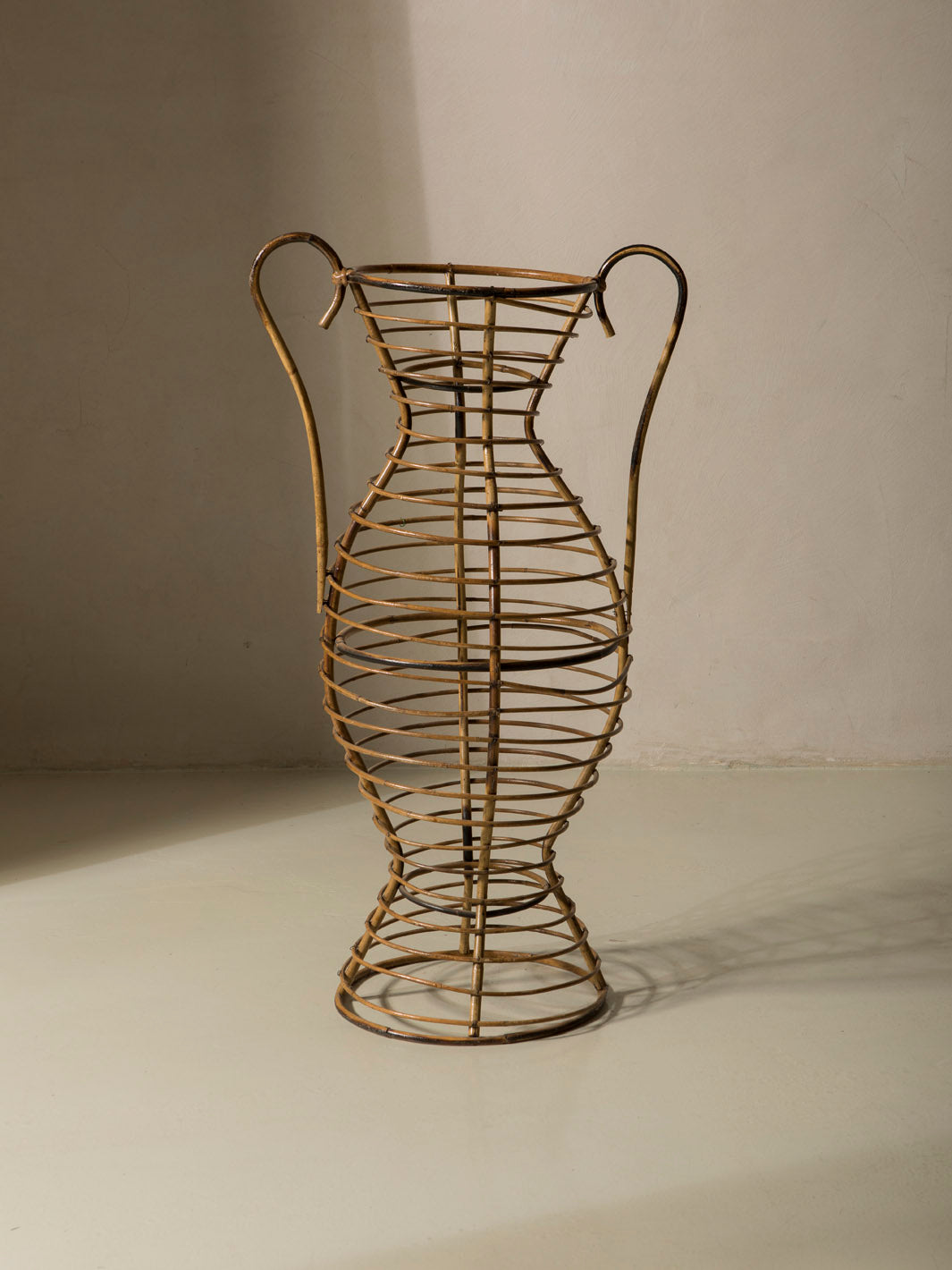 Rattan vessel from the 1950s
