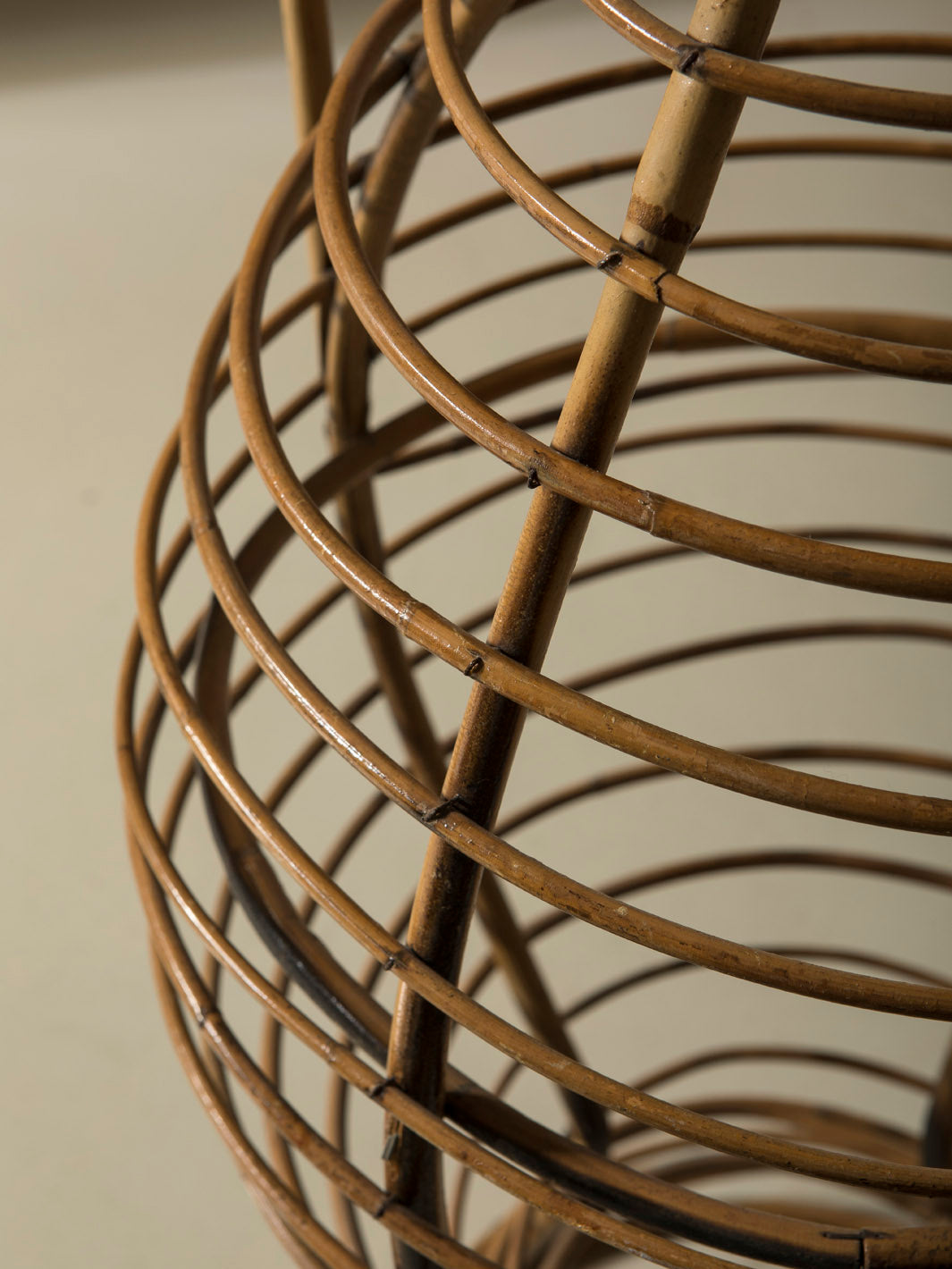 Rattan vessel from the 1950s