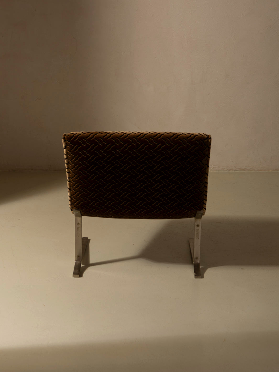 Pair of Chrome Italy armchairs from the 70s