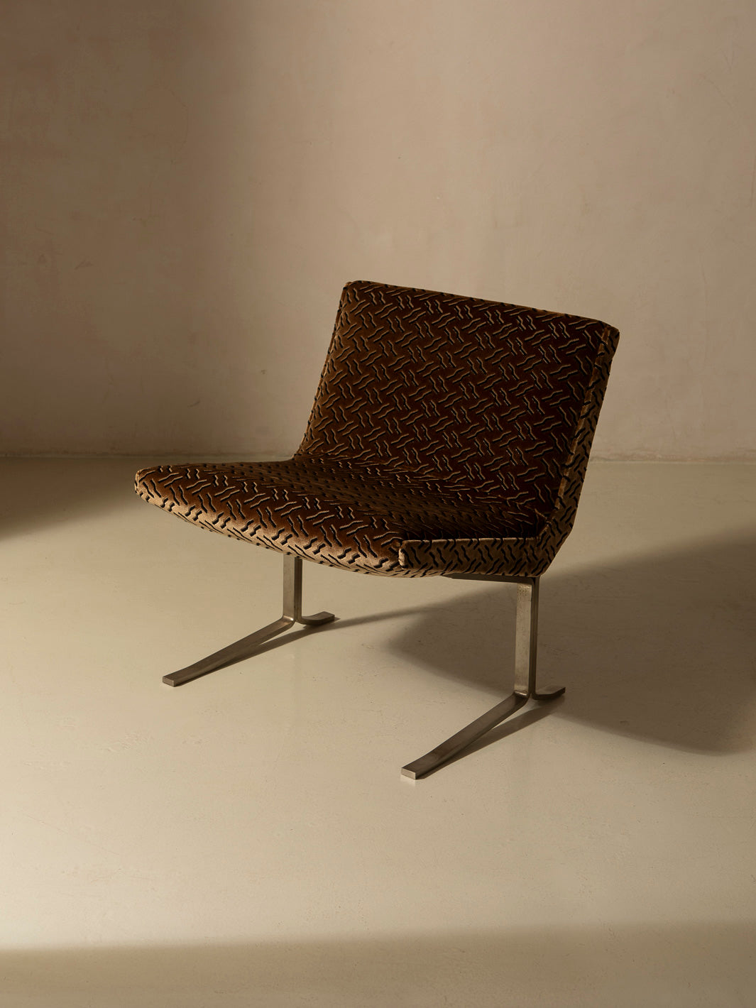 Pair of Chrome Italy armchairs from the 70s