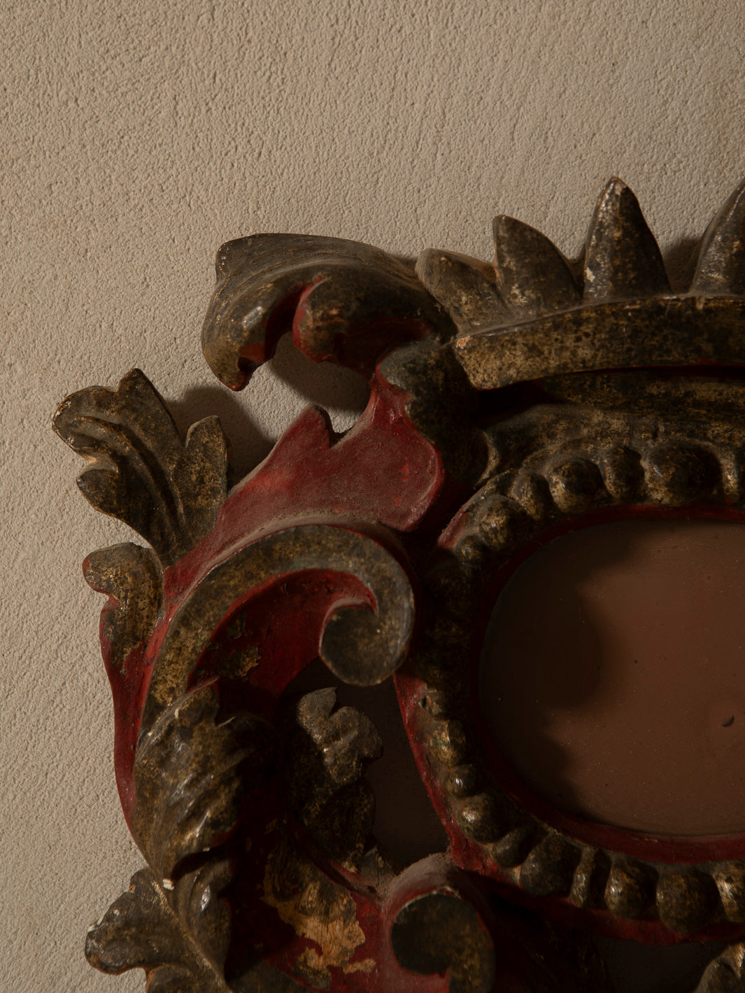 Pareja de apliques policromados s.XIX