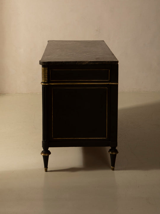 Cómoda negra Louis XVI s.XIX