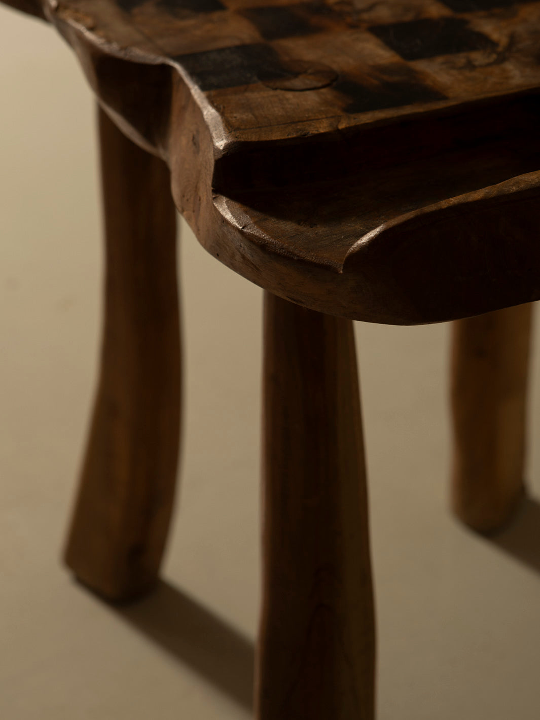 Brutalist game table, France, 1950s