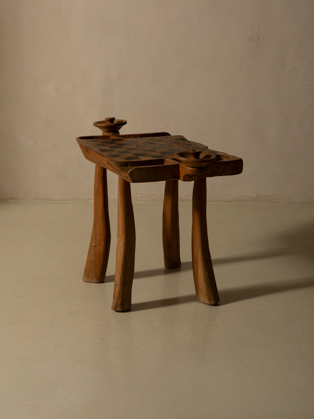 Brutalist game table, France, 1950s