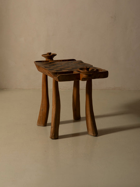 Brutalist game table, France, 1950s