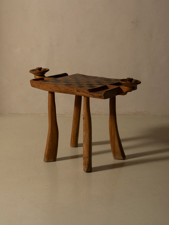 Brutalist game table, France, 1950s