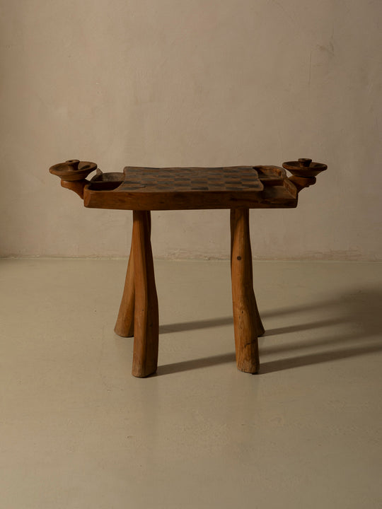 Brutalist game table, France, 1950s