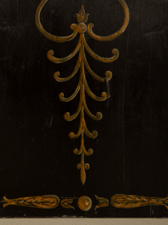 Pair of Florentine panels on a dark background