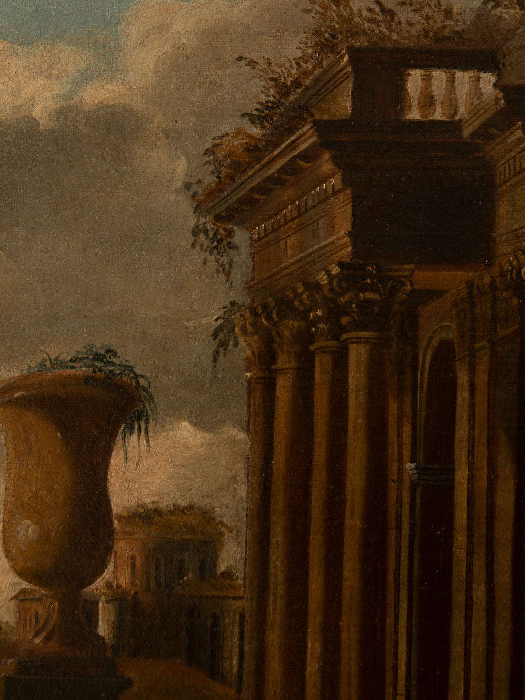 Capricho arquitectónico escuela Alessandro Salucci s.XVIII N2