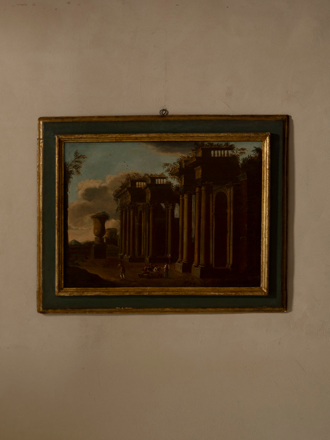 Capricho arquitectónico escuela Alessandro Salucci s.XVIII N2