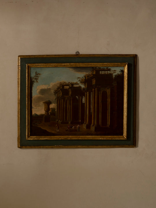 Capricho arquitectónico escuela Alessandro Salucci s.XVIII N2