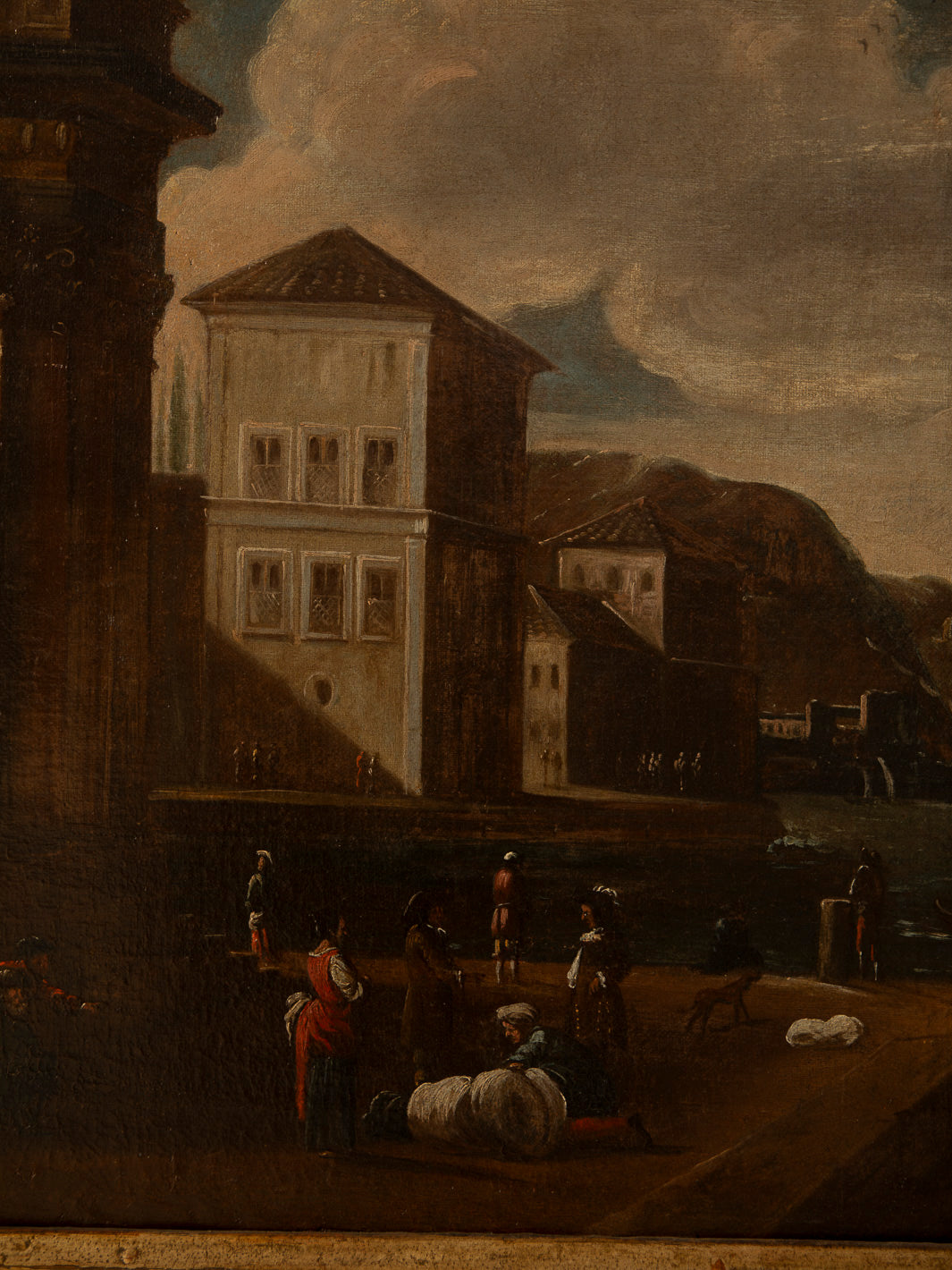 Architectural capriccio, school of Alessandro Salucci, 18th century, no. 1