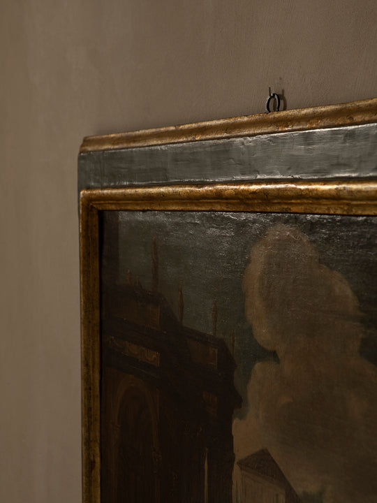 Architectural capriccio, school of Alessandro Salucci, 18th century, no. 1