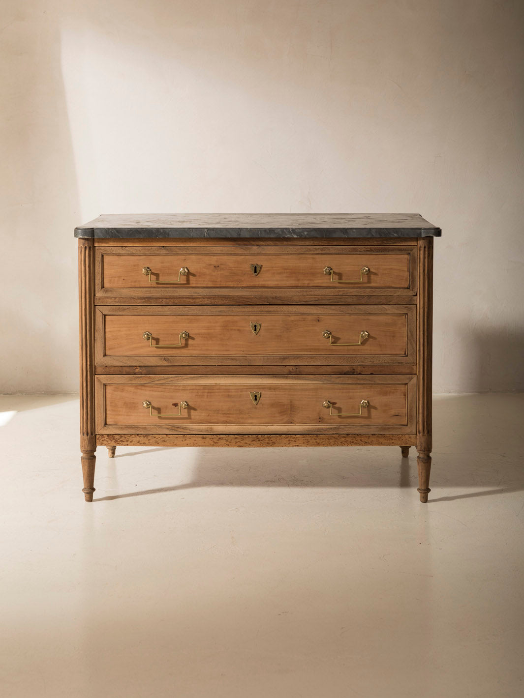 Louis XVI marble chest of drawers, 19th century