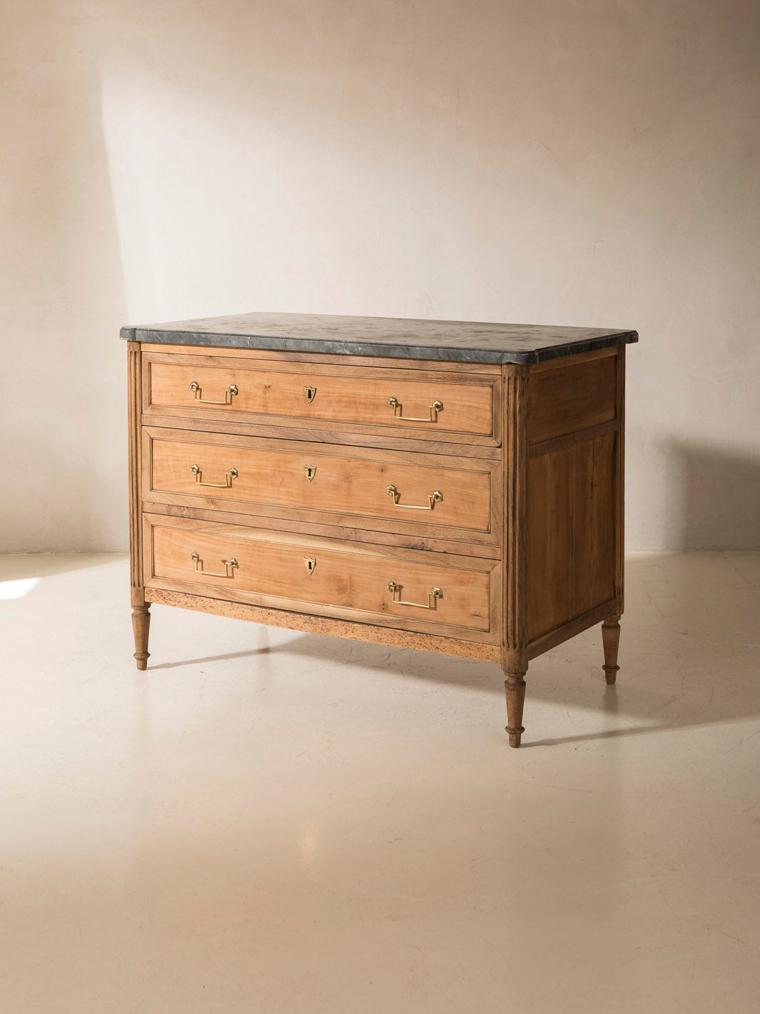 Louis XVI marble chest of drawers, 19th century