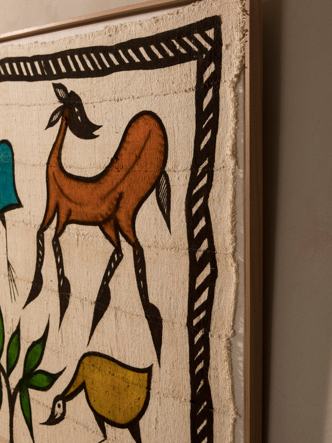 Pintura Bogolán africano 167x123cm