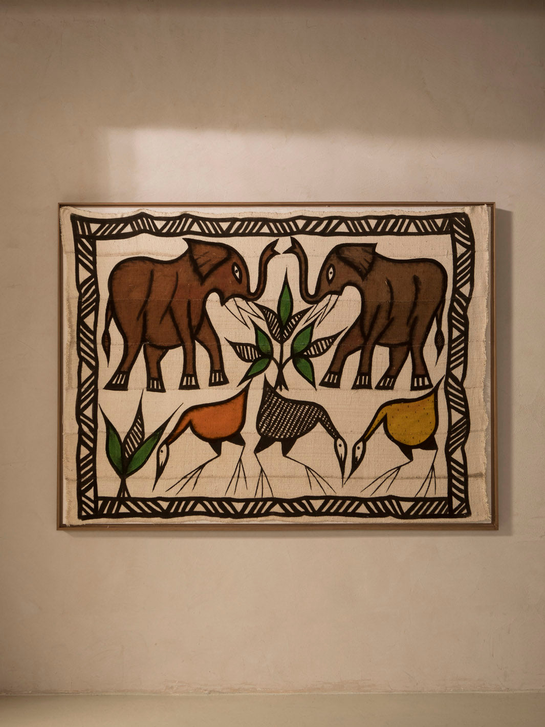 Pintura Bogolán africano 159x116cm