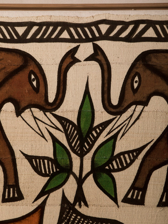 Pintura Bogolán africano 159x116cm