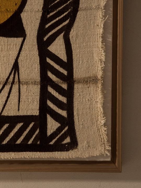 Pintura Bogolán africano 159x116cm