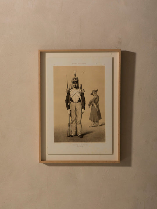 French engraving Imperial Guard 1857