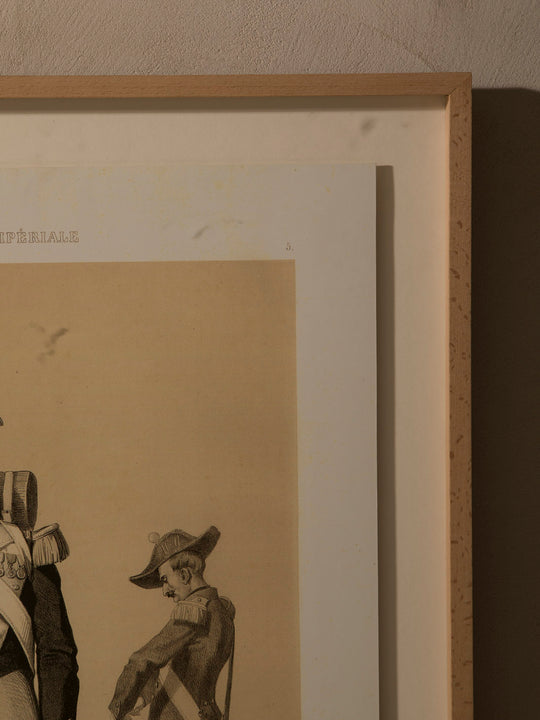 French engraving Imperial Guard 1857
