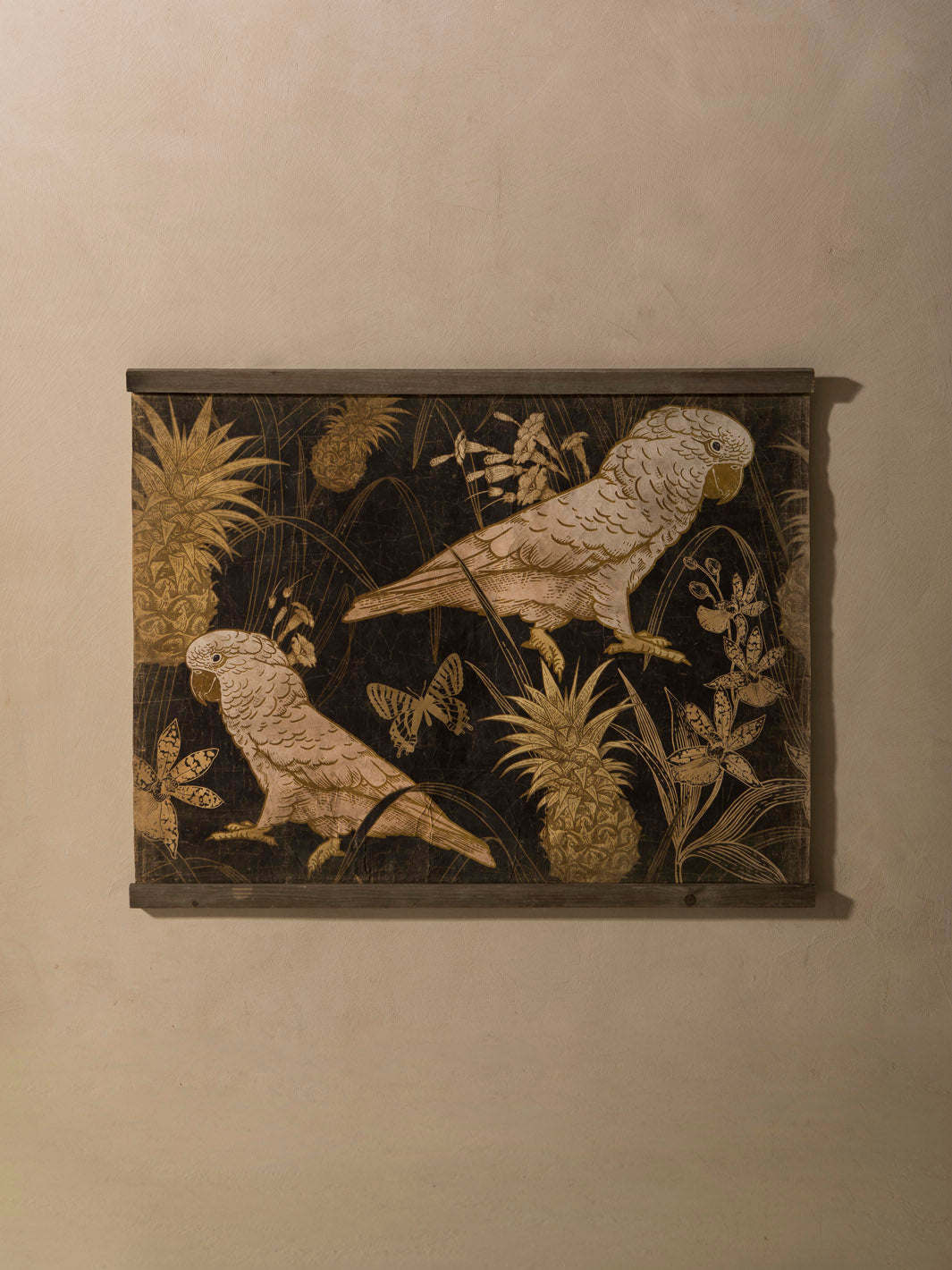 Perroquet Blanc 120x90cm.
