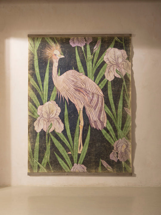 Oiseau Mauve 150x200cm.