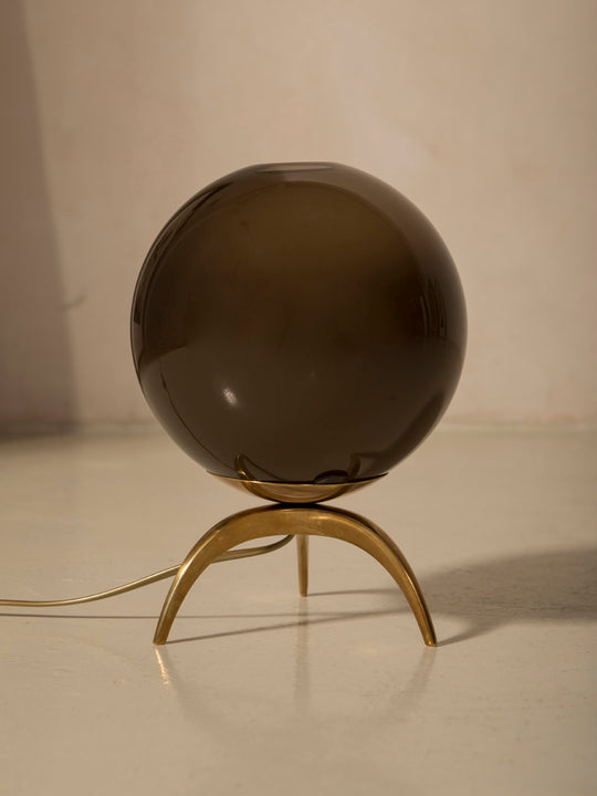 Gray Murano Globe Chandelier