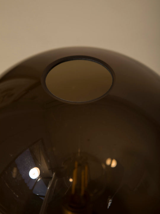 Gray Murano Globe Chandelier