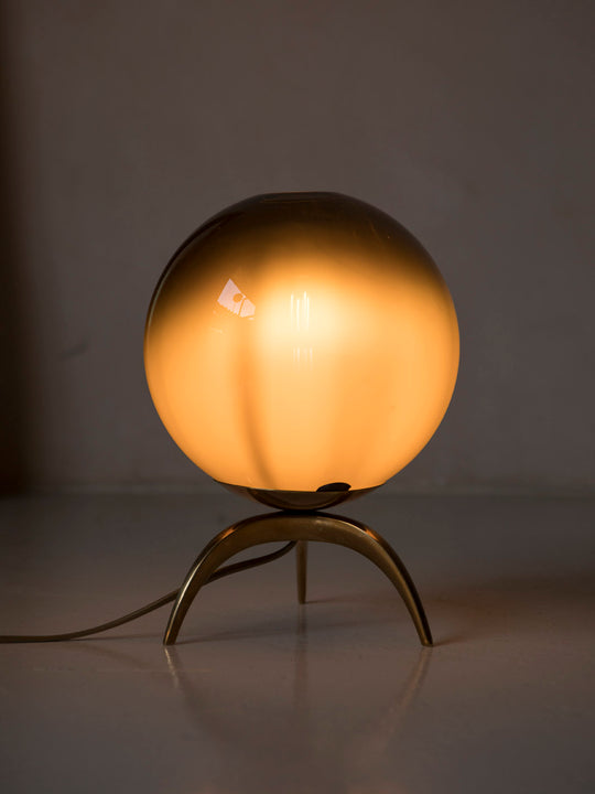 Gray Murano Globe Chandelier