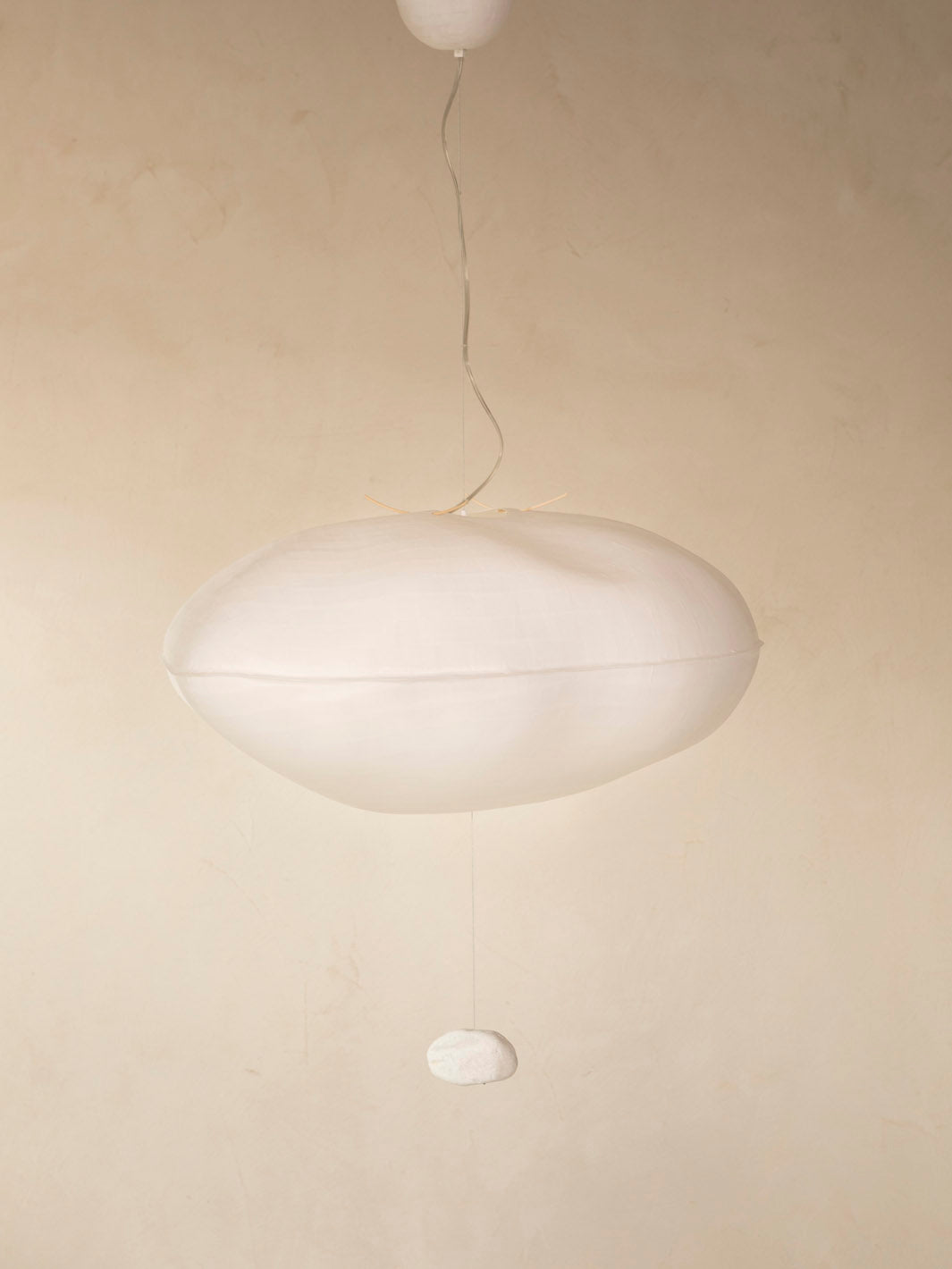 Cloud Ceiling Lamp by Céline Wright (with stone)