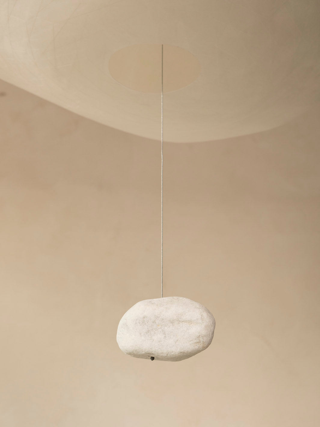 Cloud Ceiling Lamp by Céline Wright (with stone)
