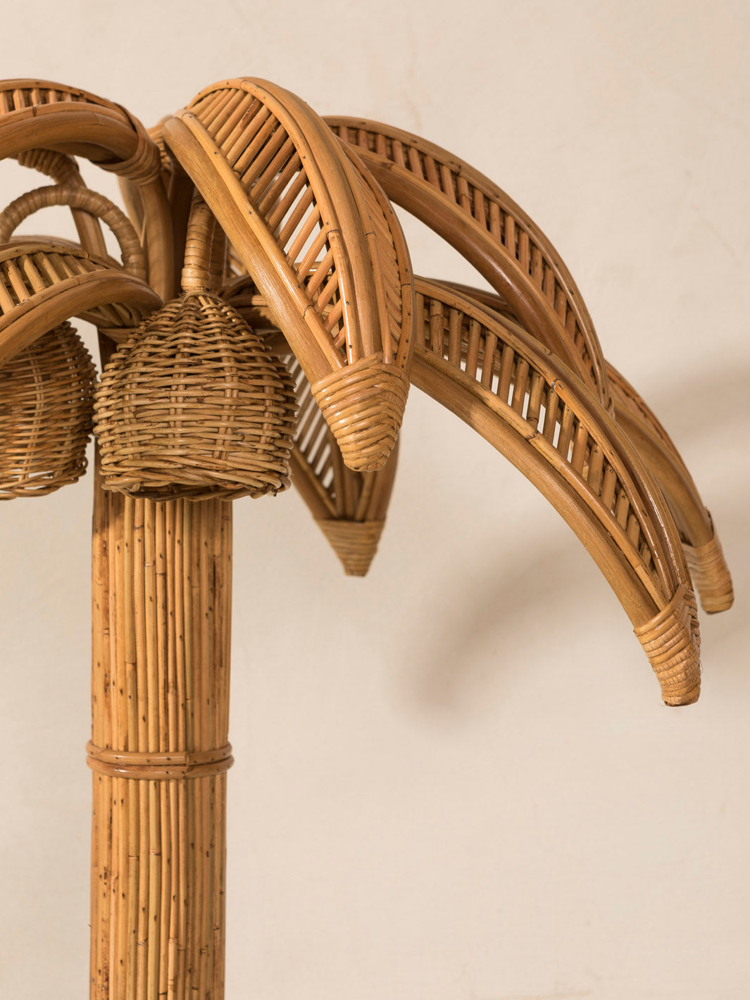 Lámpara de sobremesa Palmera Ratán