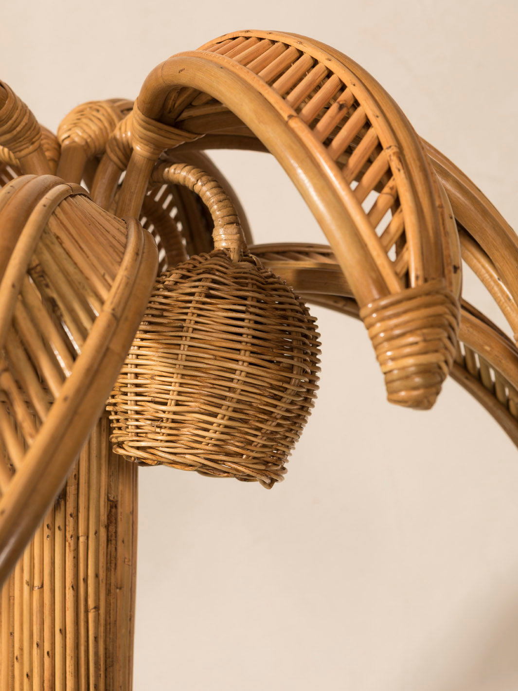 Lámpara de sobremesa Palmera Ratán