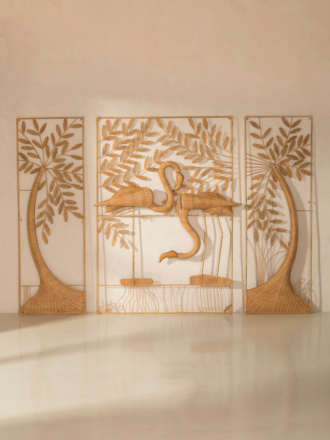 Rattan Mural