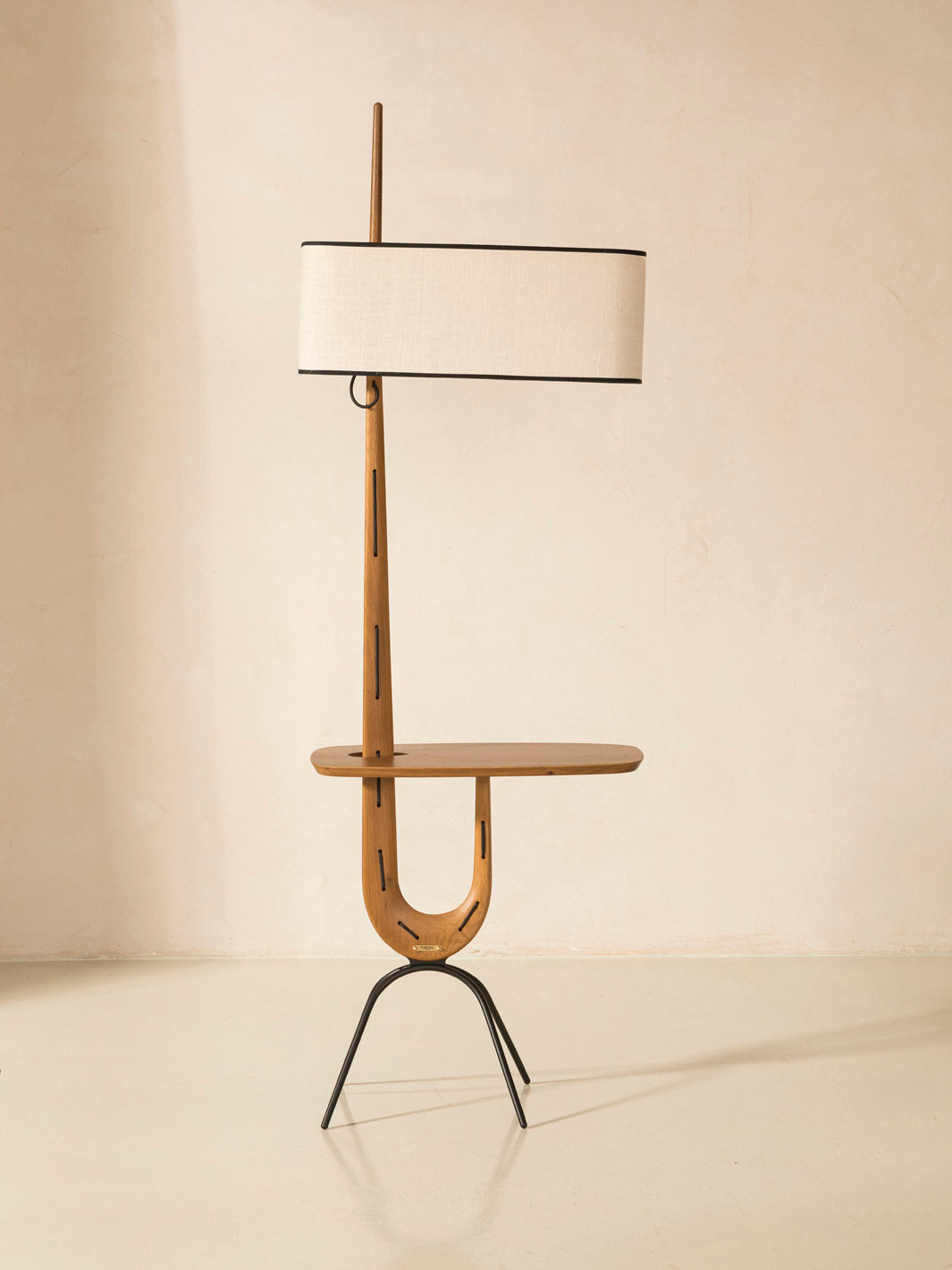 Lampe à tablette Girafe en chêne Rispal